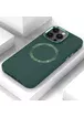 TPU чохол Bonbon Metal Style with MagSafe для Apple iPhone 12 Pro Max (6.7") Зелений / Army Green