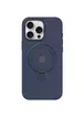 Чехол Silicone Case Full Protective with Ring для Apple iPhone 12 Pro Max (6.7") Dark Blue
