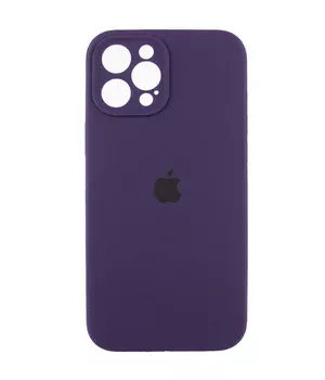 Чохол Silicone Case Full Camera Protective (AA) Apple iPhone 12 Pro Max (6.7") Фіолетовий / Elderberry