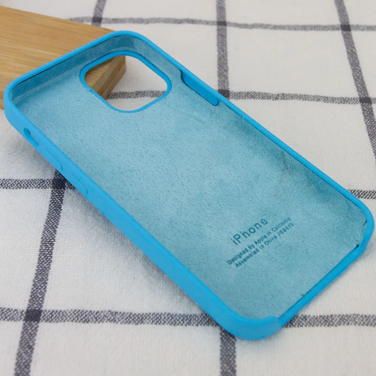 Чохол Silicone Case (AA) для Apple iPhone 12 Pro Max (6.7") Блакитний / Blue