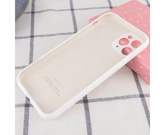 Чохол Silicone Case Full Camera Protective (AA) для Apple iPhone 12 Pro Max (6.7 ") Білий / White