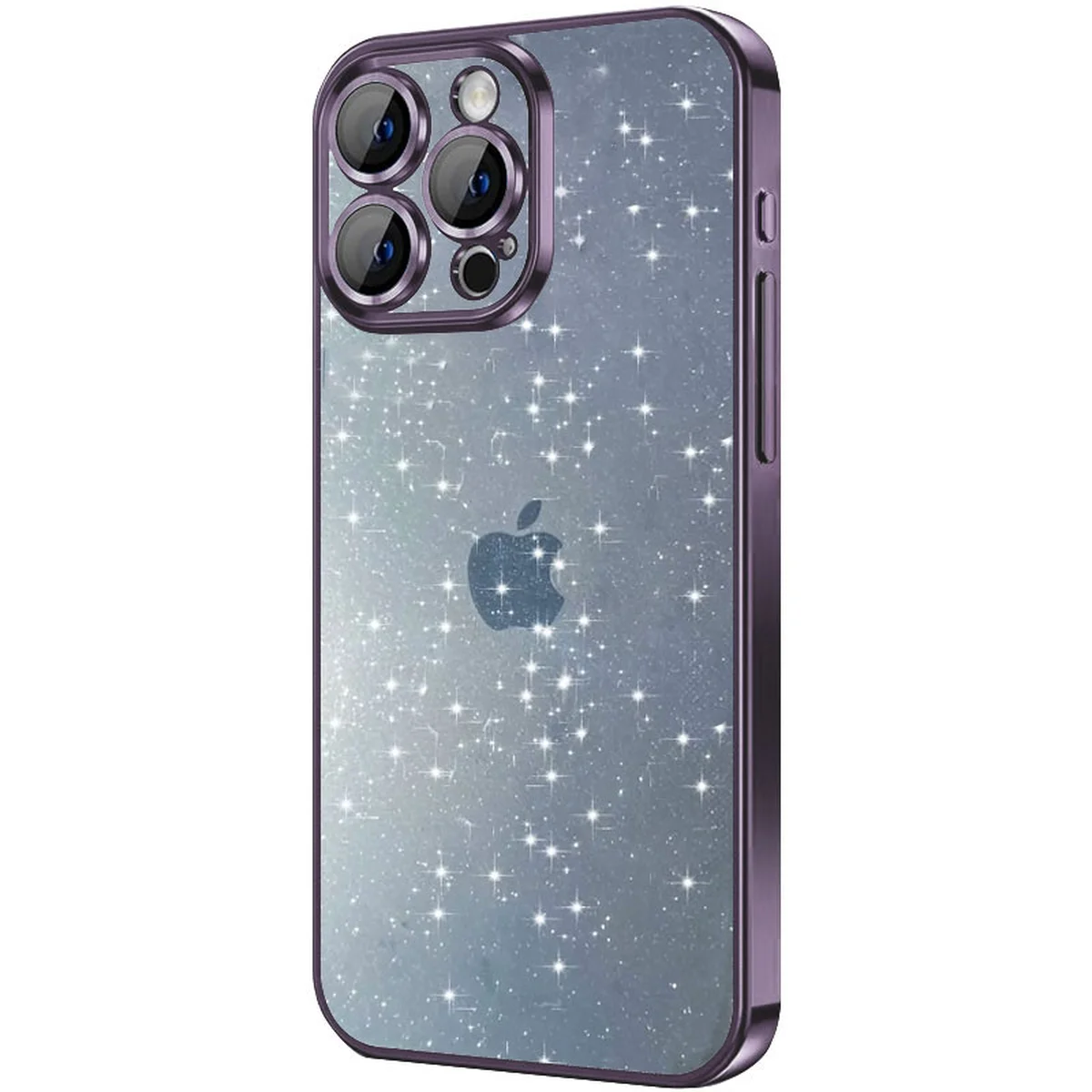 Чохол TPU+PC Glittershine для Apple iPhone 12 Pro Max (6.7") Purple
