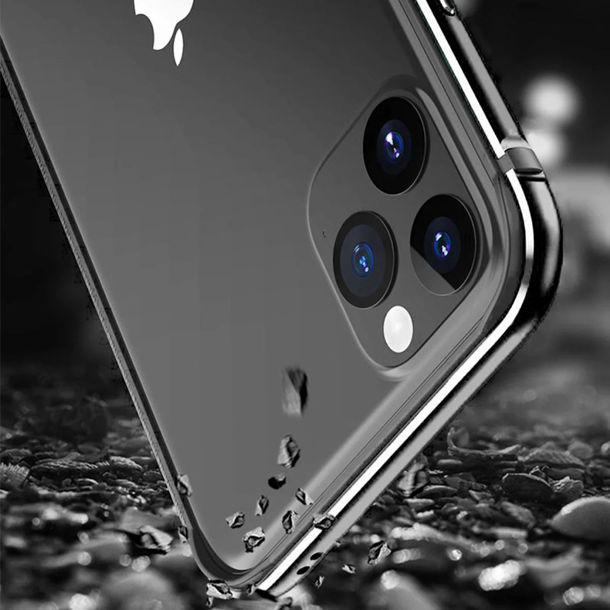 Metal + PC Бампер G-Case The Grand Series для Apple iPhone 12 Pro Max (6.7 ") Чорний