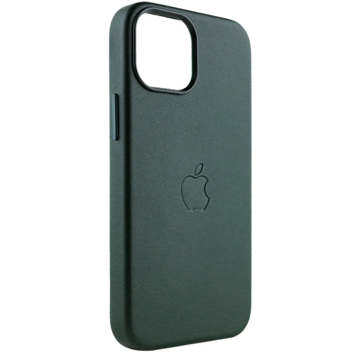 Кожаный чехол Leather Case (AAA) with MagSafe для Apple iPhone 12 Pro Max (6.7") Forest Green