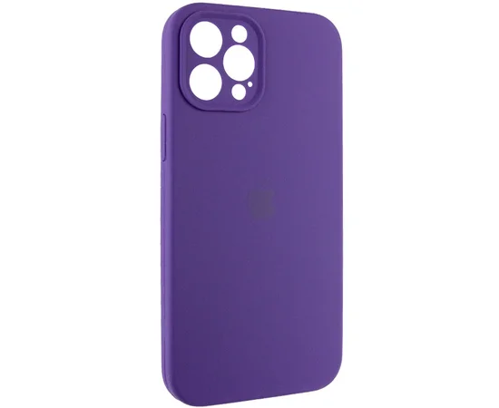 Чохол Silicone Case Full Camera Protective (AA) для Apple iPhone 12 Pro Max (6.7") Фіолетовий / Amethyst