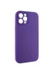 Чохол Silicone Case Full Camera Protective (AA) для Apple iPhone 12 Pro Max (6.7") Фіолетовий / Amethyst