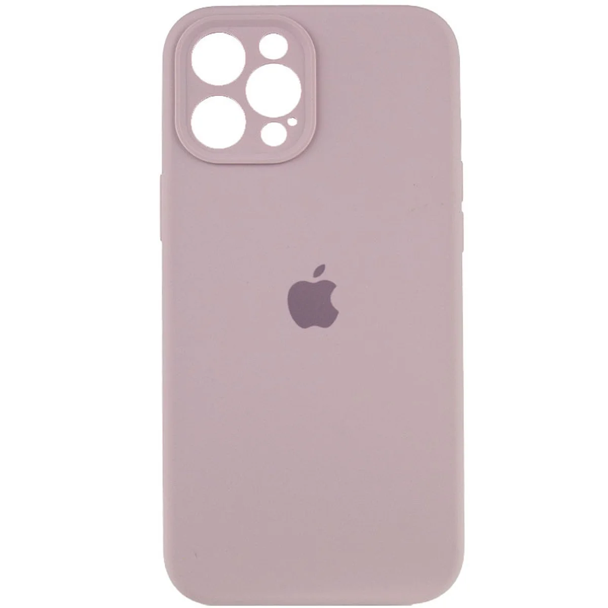 Чохол Silicone Case Full Camera Protective (AA) для Apple iPhone 12 Pro Max (6.7 ") Сірий / Lavender