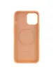 Чохол Silicone case (AAA) full with Magsafe and Animation для Apple iPhone 12 Pro Max (6.7 ") Помаранчевий / Cantaloupe