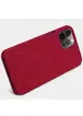 Шкіряний чохол (книжка) Nillkin Qin Series для Apple iPhone 12 Pro Max (6.7 ") Червоний
