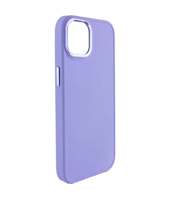 TPU чохол Bonbon Metal Style для Apple iPhone 12 Pro Max (6.7") Бузковий / Dasheen