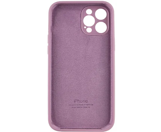 Чохол Silicone Case Full Camera Protective (AA) для Apple iPhone 12 Pro Max (6.7 ") Ліловий / Lilac Pride