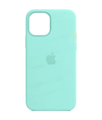 Шкіряний чохол Leather Case (AA Plus) with MagSafe для Apple iPhone 12 Pro Max (6.7") Ice