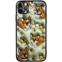 TPU+PC чехол Prisma Plushie для Apple iPhone 12 Pro Max (6.7") Corgi