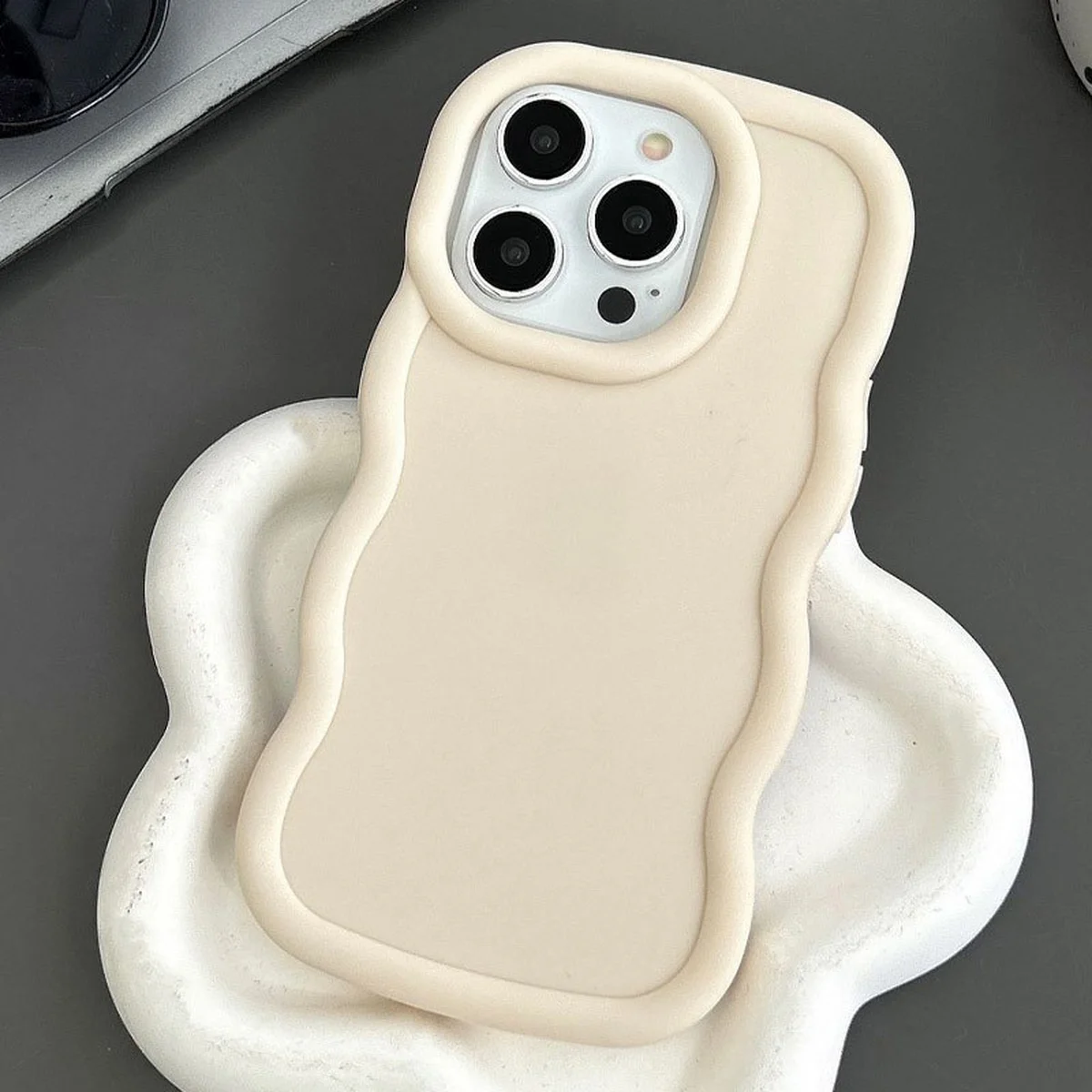 Чохол TPU Ripple для iPhone 12 Pro Max (6.7") Antique White