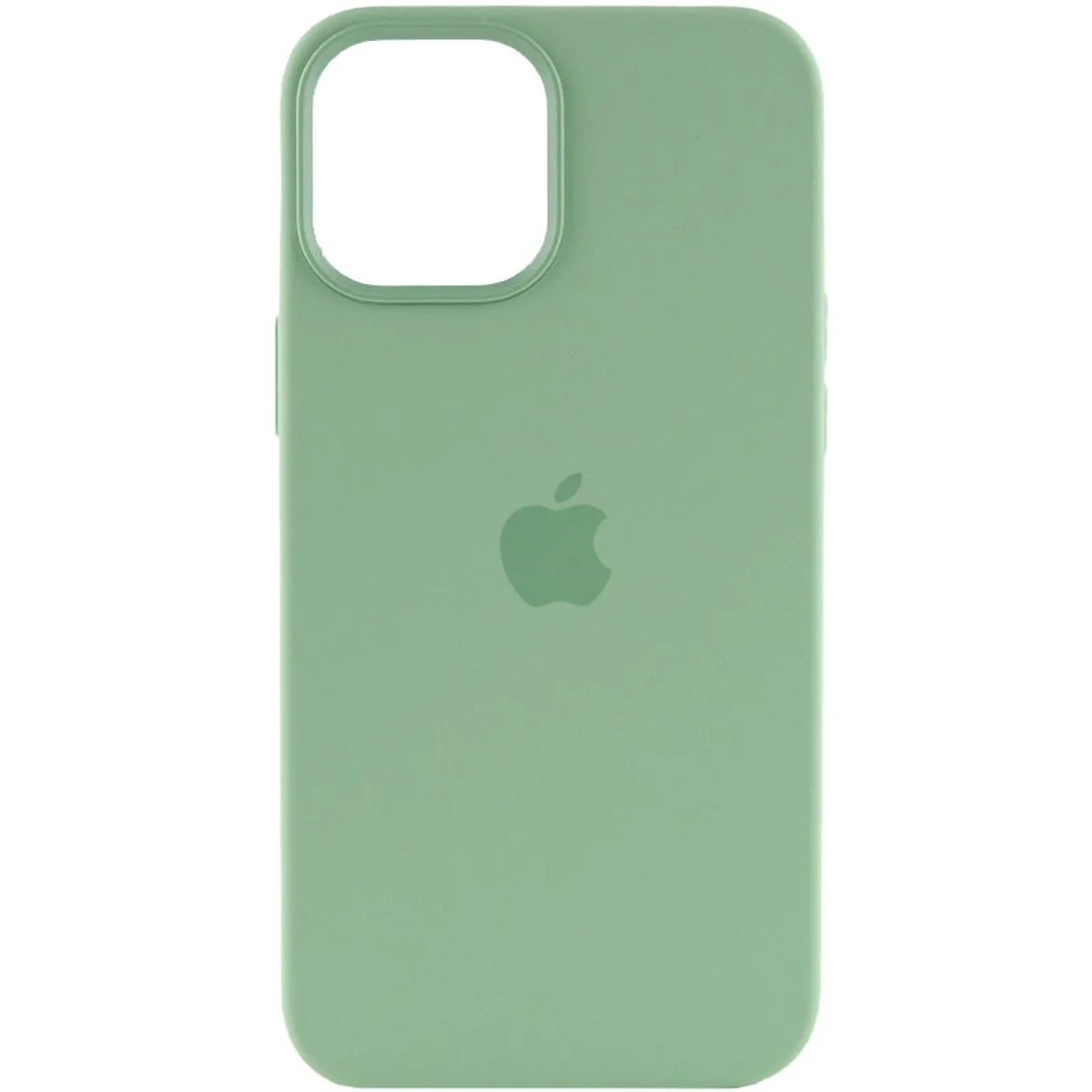 Чохол Silicone case (AAA) full with Magsafe and Animation для Apple iPhone 12 Pro Max (6.7 ") Зелений / Pistachio
