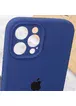Чохол Silicone Case Full Camera Protective (AA) для Apple iPhone 12 Pro Max (6.7 ") Синій / Deep navy