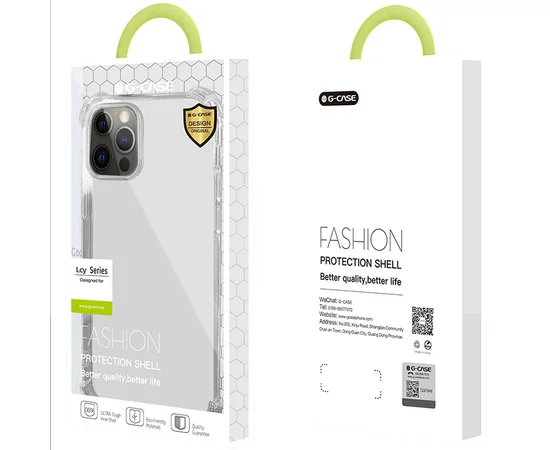 TPU чохол G-Case Lcy Resistant для Apple iPhone 12 Pro Max (6.7 ") Прозорий