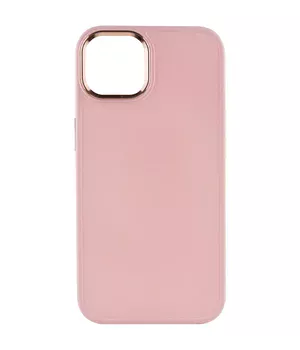 TPU чохол Bonbon Metal Style для Apple iPhone 12 Pro Max (6.7") Рожевий / Light pink