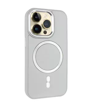 Шкіряний чохол SnapCase with MagSafe для Apple iPhone 12 Pro Max (6.7") Grey