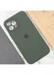 Чохол Silicone Case Full Camera Protective (AA) для Apple iPhone 12 Pro Max (6.7 ") Зелений / Cyprus Green