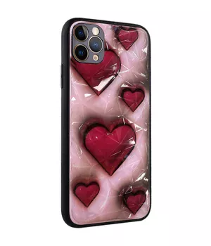 TPU+PC чохол Prisma Plushie для Apple iPhone 12 Pro Max (6.7") Hearts