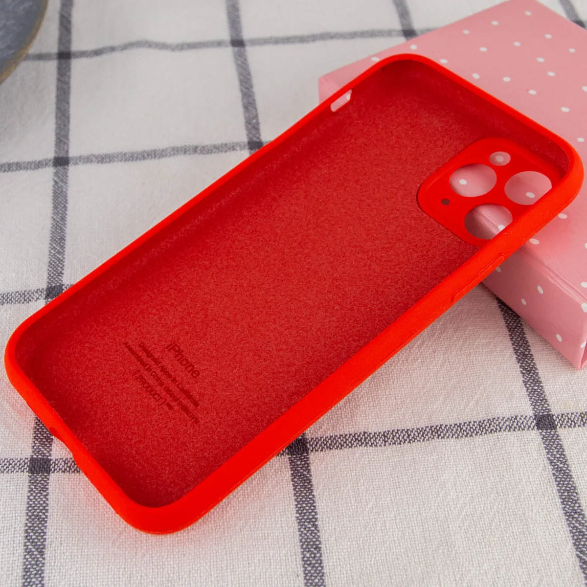 Чохол Silicone Case Full Camera Protective (AA) для Apple iPhone 12 Pro Max (6.7 ") Червоний / Red