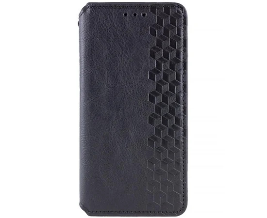 Шкіряний чохол-книжка GETMAN Cubic (PU) для Apple iPhone 12 Pro Max (6.7") Чорний