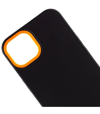 Чехол TPU+PC Bichromatic для Apple iPhone 12 Pro Max (6.7") Black / Orange