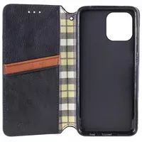 Кожаный чехол-книжка GETMAN Cubic (PU) для Apple iPhone 12 Pro Max (6.7") Черный