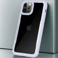 TPU+PC чехол G-Case Shock Crystal для Apple iPhone 12 Pro Max (6.7") Белый