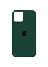 Чехол Silicone Case Full Protective (AA) для Apple iPhone 12 Pro Max (6.7") Зеленый / Forest green