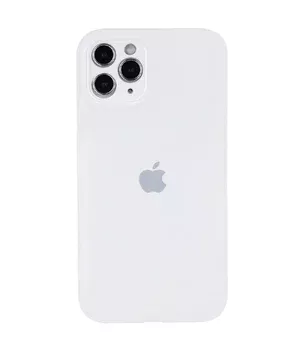 Чехол Silicone Case Full Camera Protective (AA) для Apple iPhone 12 Pro Max (6.7") Белый / White