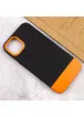 Чехол TPU+PC Bichromatic для Apple iPhone 12 Pro Max (6.7") Black / Orange