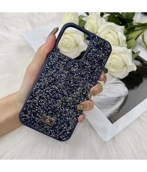 TPU чохол Bling World Rock Diamond для Apple iPhone 12 Pro Max (6.7") Синій