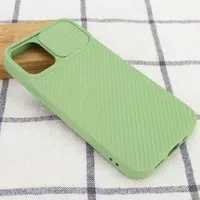 Чехол Camshield Square TPU со шторкой для камеры для Apple iPhone 12 Pro Max (6.7") Фисташковый