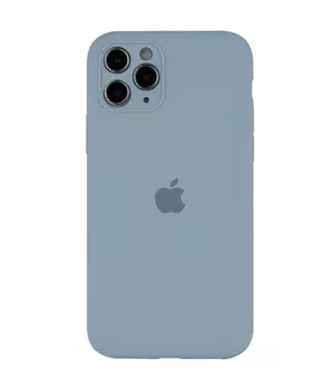 Чохол Silicone Case Full Camera Protective (AA) для Apple iPhone 12 Pro Max (6.7") Синій / Sweet Blue