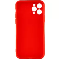 Силиконовый чехол Candy Full Camera для Apple iPhone 12 Pro Max (6.7") Красный / Red