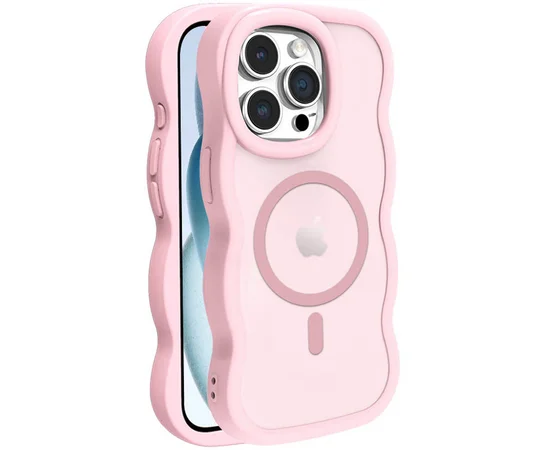 Чехол TPU+PC Undine with MagSafe для Apple iPhone 12 Pro Max (6.7") Pink