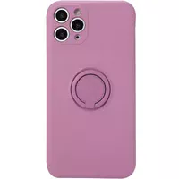 Чехол TPU Candy Ring Full Camera для Apple iPhone 12 Pro Max (6.7") Лиловый / Lilac Pride