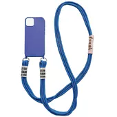 Чехол TPU two straps California для Apple iPhone 12 Pro Max (6.7") Синий / Iris