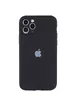 Чохол Silicone Case Full Camera Protective (AA) для Apple iPhone 12 Pro Max (6.7 ") Чорний / Black