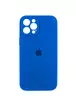 Чохол Silicone Case Full Camera Protective (AA) Apple iPhone 12 Pro Max (6.7") Синій / Capri Blue