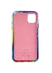 Кожаный чехол Colour Splash для Apple iPhone 12 Pro Max (6.7") Pink / Blue