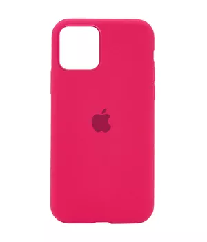 Чехол Silicone Case Full Protective (AA) для Apple iPhone 12 Pro Max (6.7") Красный / Rose Red