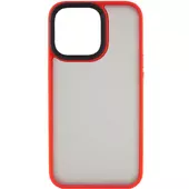 TPU+PC чехол Metal Buttons для Apple iPhone 12 Pro Max (6.7") Красный
