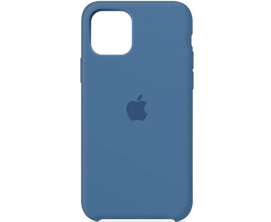 Чехол Silicone Case (AA) для Apple iPhone 12 Pro Max (6.7") Синий / Denim Blue