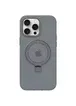 Чехол Silicone Case Full Protective with Ring для Apple iPhone 12 Pro Max (6.7") Grey