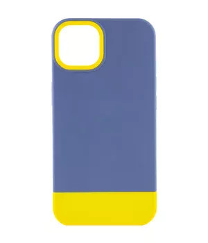 Чехол TPU+PC Bichromatic для Apple iPhone 12 Pro Max (6.7") Blue / Yellow