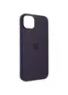 Чохол Silicone case (AAA) full with Magsafe для Apple iPhone 12 Pro Max (6.7 ") Фіолетовий / Amethyst