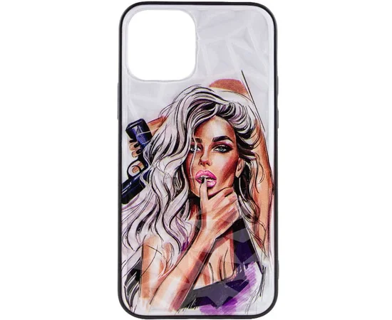 TPU+PC чохол Prisma Ladies для Apple iPhone 12 Pro Max (6.7") Purple